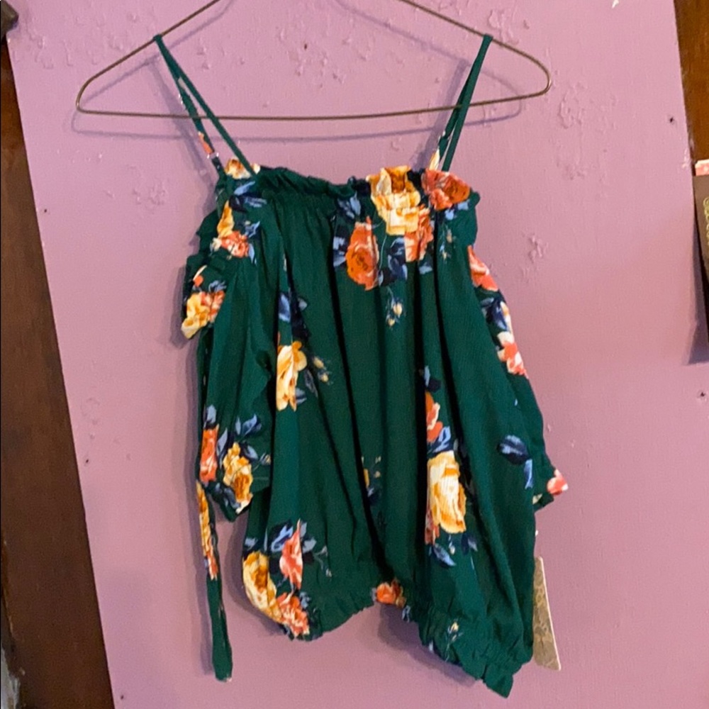 Sexy green blouse